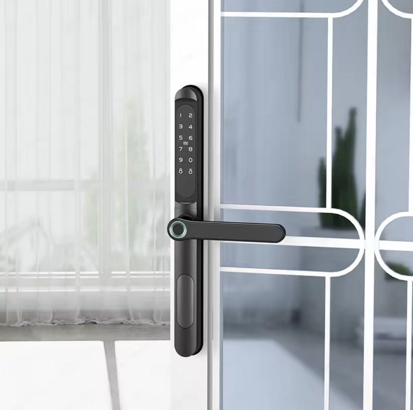 Front door and back door smart lock