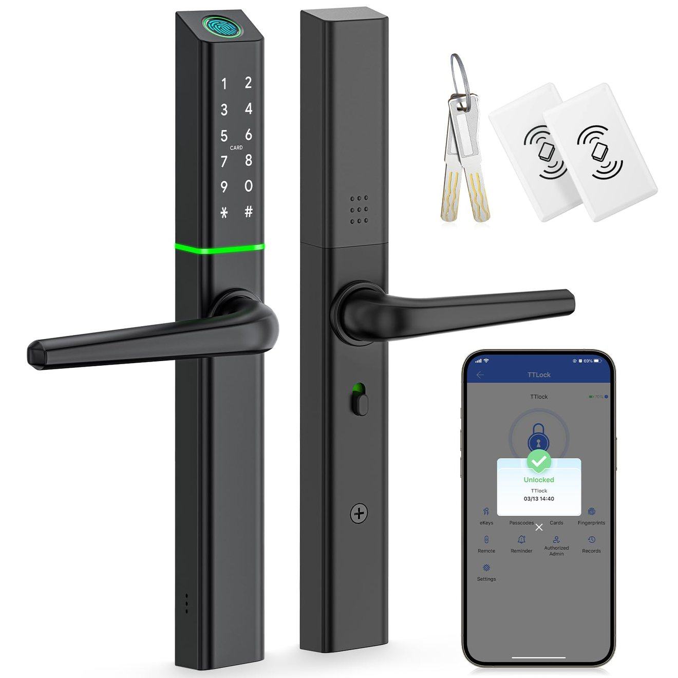 Ruveno smart lock for front and back doors